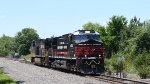 NS 4822 "Thank You To Our Railroaders" leads NS 18N power consist